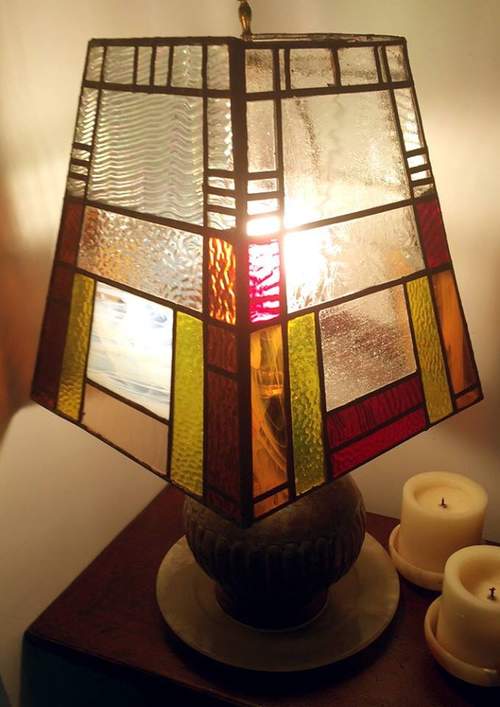 Stained glass lamp